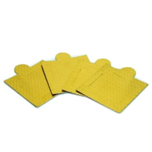 Sous peice Carré simple gaufré 500 pcs